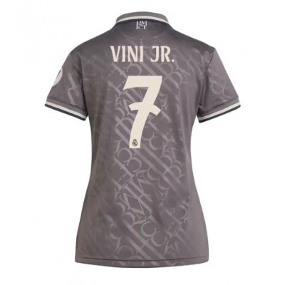 Fotbalové Dres Real Madrid Vinicius Junior #7 Dámské Alternativní 2024-25 Krátký Rukáv Fotbalové Dres Real Madrid Vinicius Junior #7 Dámské Alternativní 2024-25 Krátký Rukáv